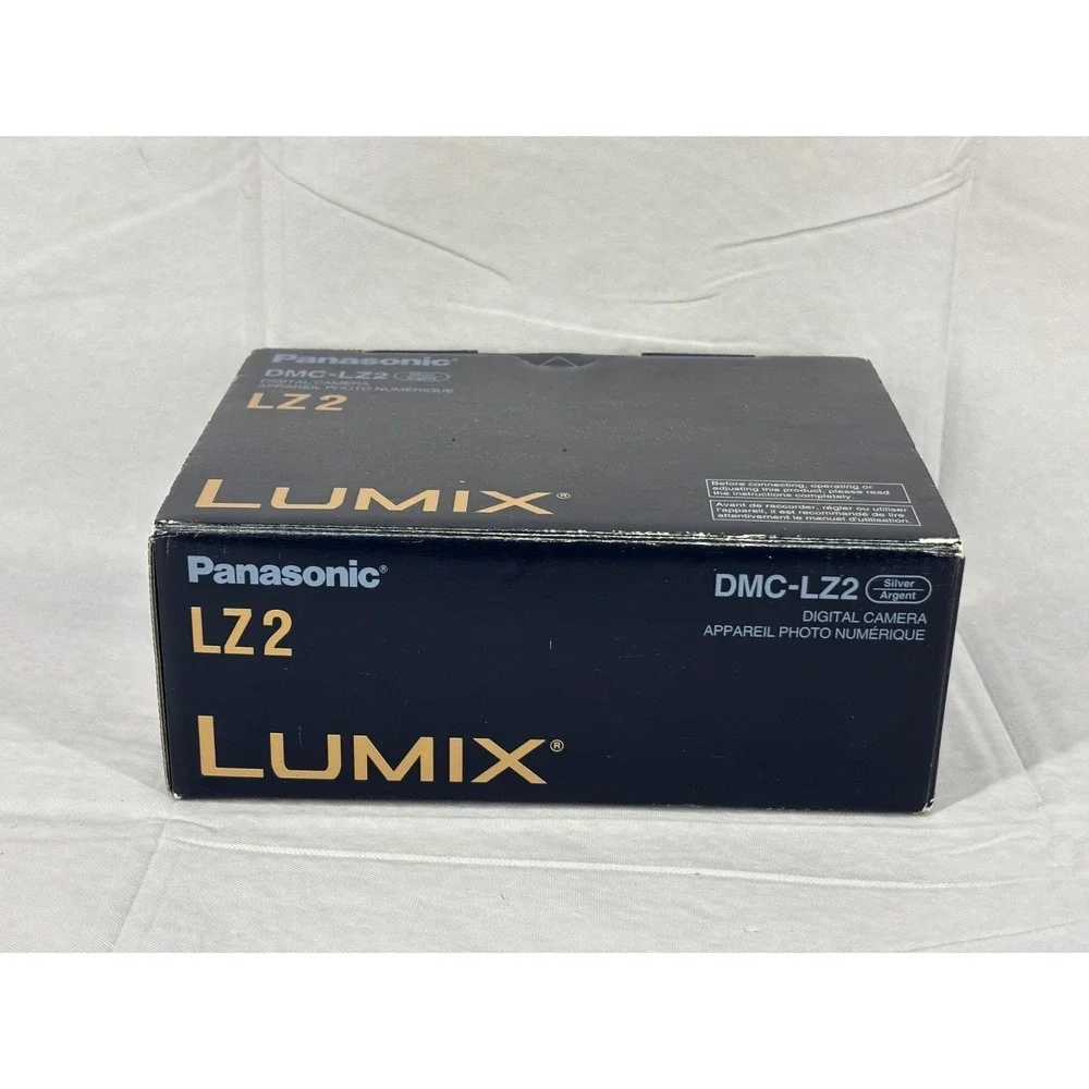 Panasonic Lumix DMC-LZ2 5MP 6x Optical Zoom Digital Camera Silver Vintage
